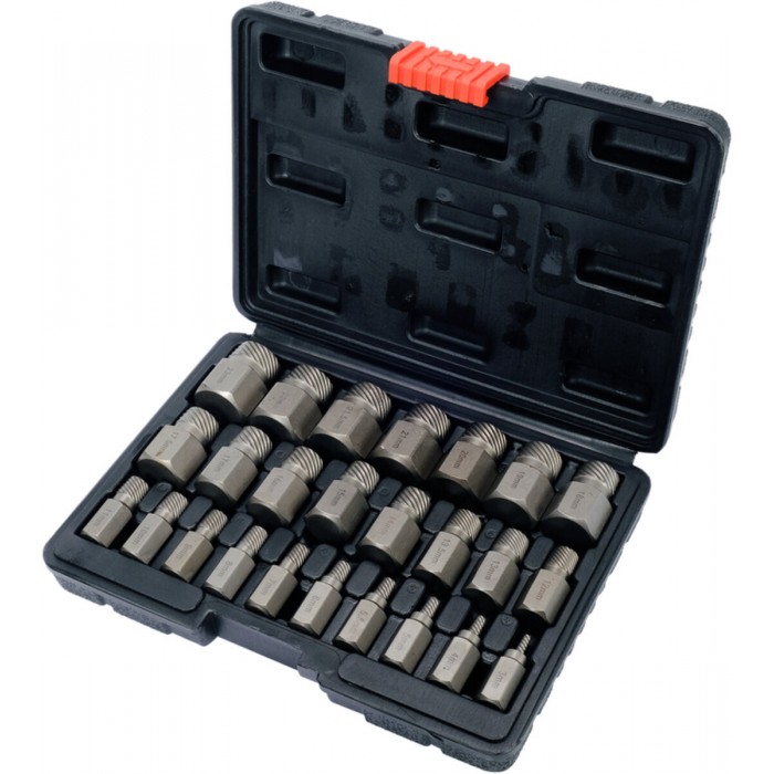 Набір екстракторів YATO 25 Од. Ø= 3-23 мм, для зломаних гвинтів [10]