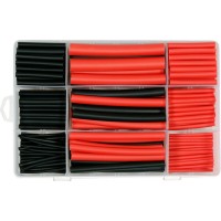 Кембрики термоусадні до t=125°C з клеєм YATO : різних розмірів, 270 шт [60]