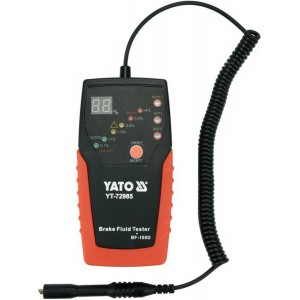 Тестер гальмівної рідини YATO, 180см з 6 діодними індикаторами і звуковим сигналом, еласт. зонд [10]