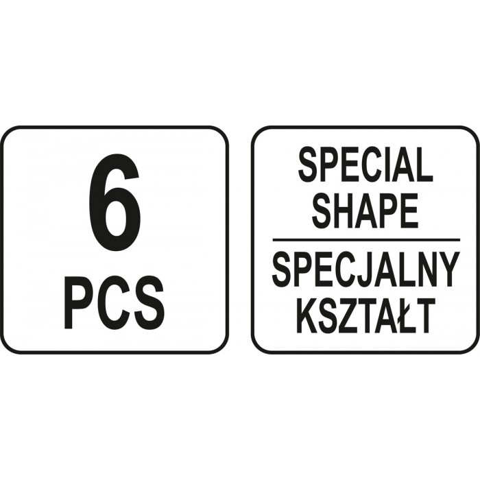 Гачки для демонтажу ущільнювачів YATO 6 шт. [5]