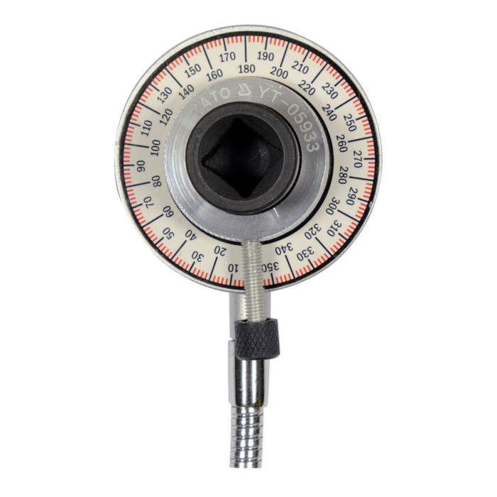 Кутомір для докручування болтів YATO до динамометр ключа з квадр 1/2", шкала 0-360°, тримач-50см [6]