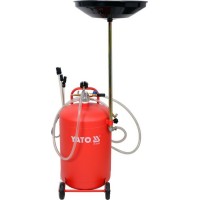 Пристрій для зливу оливи пневматичний на колесах YATO; V= 65 л, 6 зондів [1]