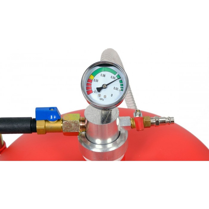 Пристрій для зливу оливи пневматичний на колесах YATO; V= 65 л, 6 зондів [1]