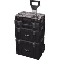Ящики складені для інструментів YATO, 4 шт. 770х 450х 380 мм, на колесах, до модуля 35B23B41G28W S12