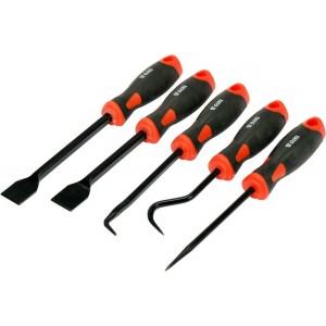 Набір гачків і скребків з ручкою YATO l= 225-240 мм, компл. 5 шт [6/24]