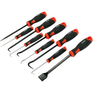 Набір гачків з ручкою YATO плюс скребок для ущільнення і шило , l= 162 мм компл. 9 шт [6/12/216]