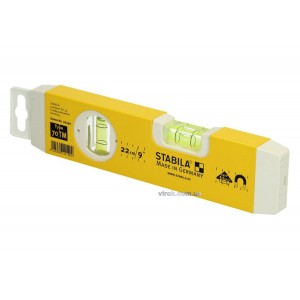 Рівень STABILA Type 70 ТМ : Torpedo, L= 22 см,  2 капсули, магнітний