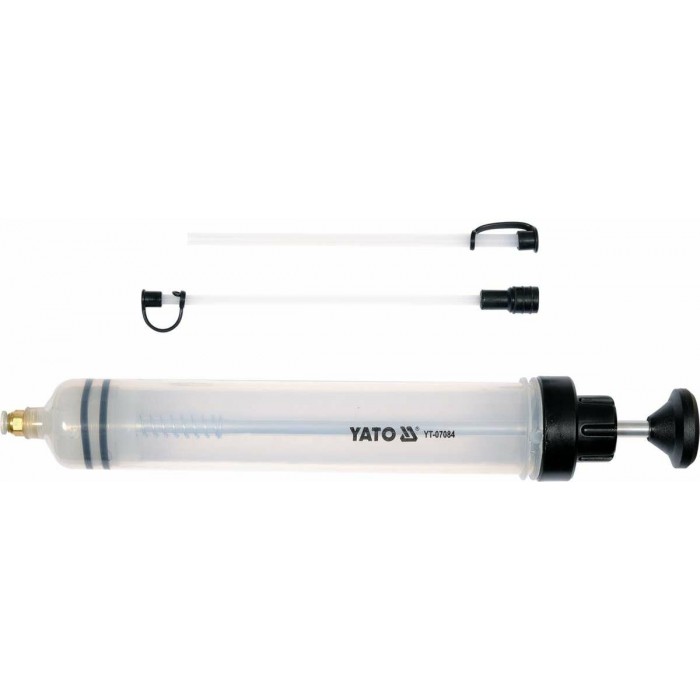 Шприц ручний для відсмоктовування технічної рідини YATO : 500 мл [20/240]