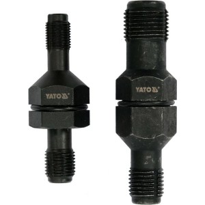 Набір для ремонту різьби свічок запалення  YATO : M10x1 мм,M12x1,25 мм,M14x1,5 мм,M18x1,5 мм, 2 шт.