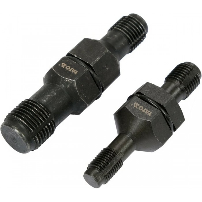 Набір для ремонту різьби свічок запалення  YATO : M10x1 мм,M12x1,25 мм,M14x1,5 мм,M18x1,5 мм, 2 шт.