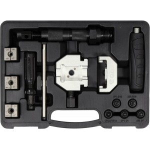 Прес з обладнанням YATO для вальцювання гальмівних і кондиціонерних трубок, компл. 14 елем. [5]