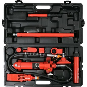 Стійка розпірна гідравлічна в наборі YATO 4 т, хід штока- 125 мм, діапазон приводу- 270-395 мм [1]