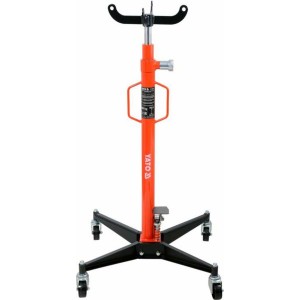 Підіймач коробок передач авто, гідравлічний YATO; навантаж.- 500 кг, h=1100- 1900 мм, на колесах [1]