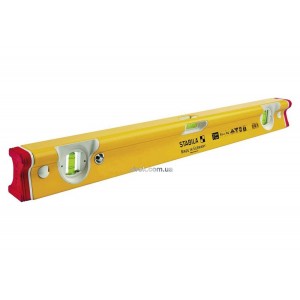 Рівень STABILA Type R 300 : L= 61 см. Надміцний профіль R. 3 капсули. 2 метр. шкали, + ковпачки