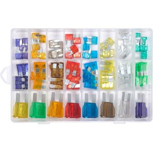 Запобіжники електричні до агрегатів YATO MAXI, MINI, Standart , в асортименті 3-100 A, 88 шт [24]