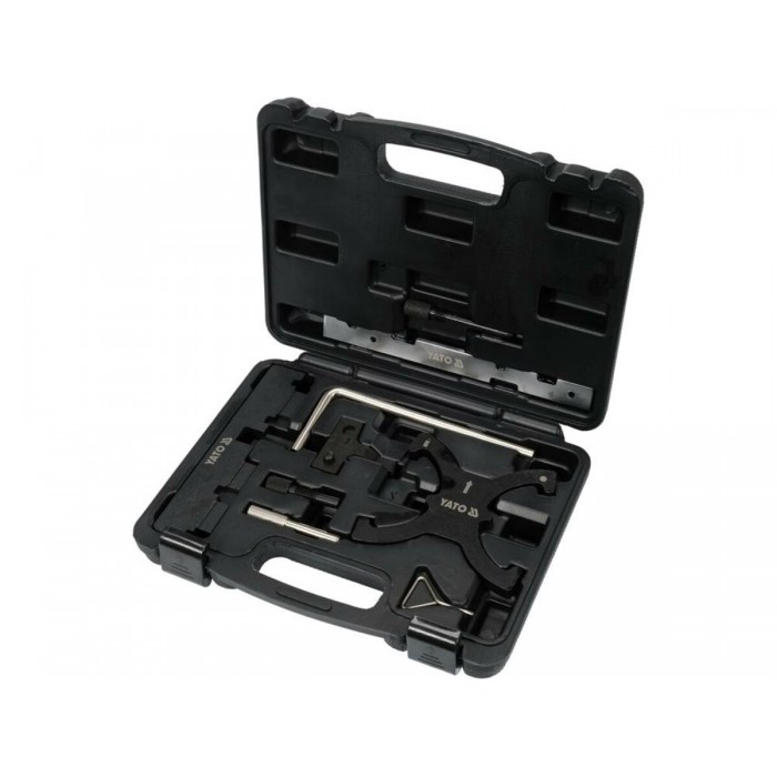 Фіксатори ГРМ бензинових двигунів авто групи FORD (1.6 Ti-VCT, 1.5/1.6 VVT) YATO: набір 9 елем.