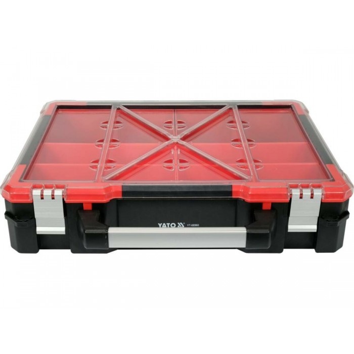 Органайзер пластиковий YATO з 12 комірками, 490x 420x 115 мм [4]