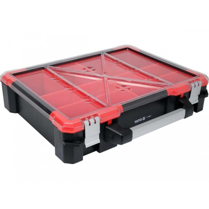 Органайзер пластиковий YATO з 12 комірками, 490x 420x 115 мм [4]
