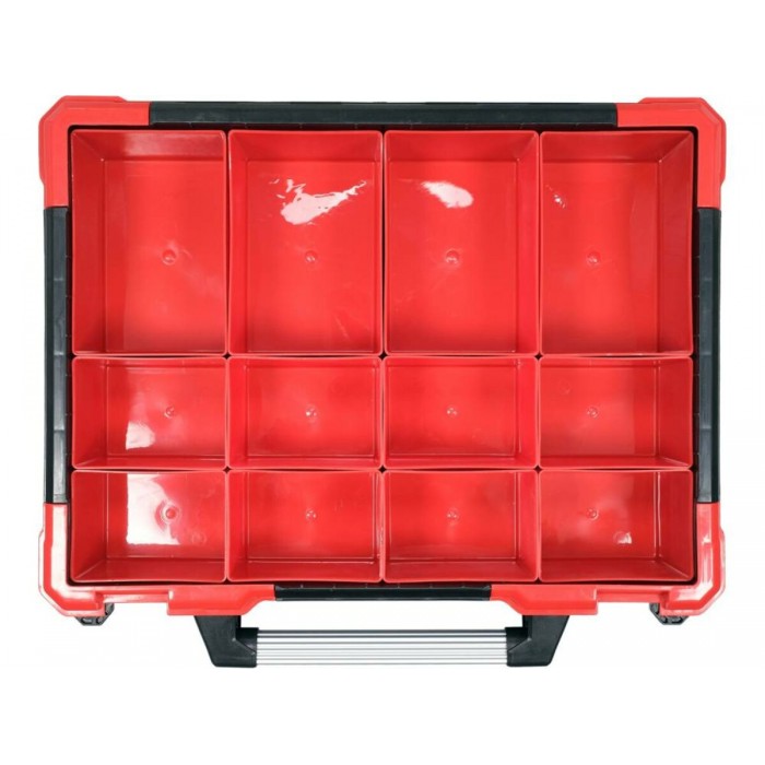 Органайзер пластиковий YATO з 12 комірками, 490x 420x 115 мм [4]