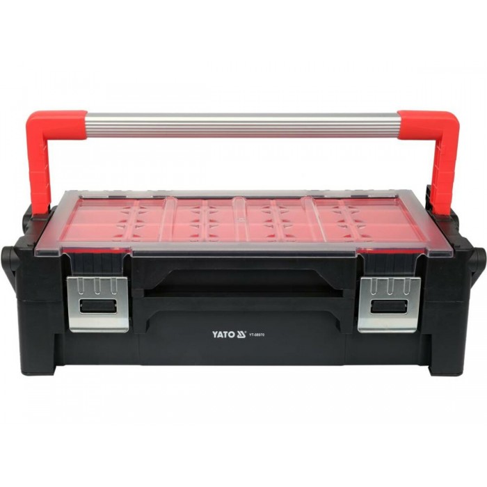 Ящик складний пластиковий YATO з 21 коміркою, 560x 305x 165 мм [3]