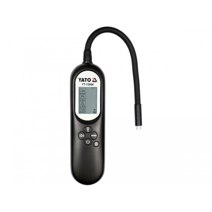 Тестер гальмівної рідини YATO з LCD дисплеєм і звуковим сигналом, живлення- акумулятор 3,7 В [28]
