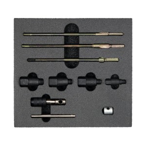 Набір для чистки отворів і гнізд "свічок" запалюван YATO M8х1,0; М10х1,0; М10х1,25; М12х1,25, 10 еле