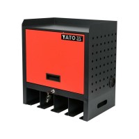 Шафа для електроінструменту YATO 480x 430x 280 мм, 4 гнізда, 2 ключі, металева [1]