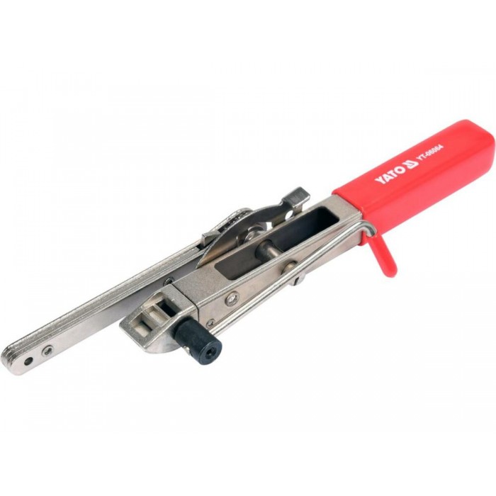 Щипці для хомутів з храповим приводом на кожухи шарнірів YATO зі смугою до 10 мм [6/36]