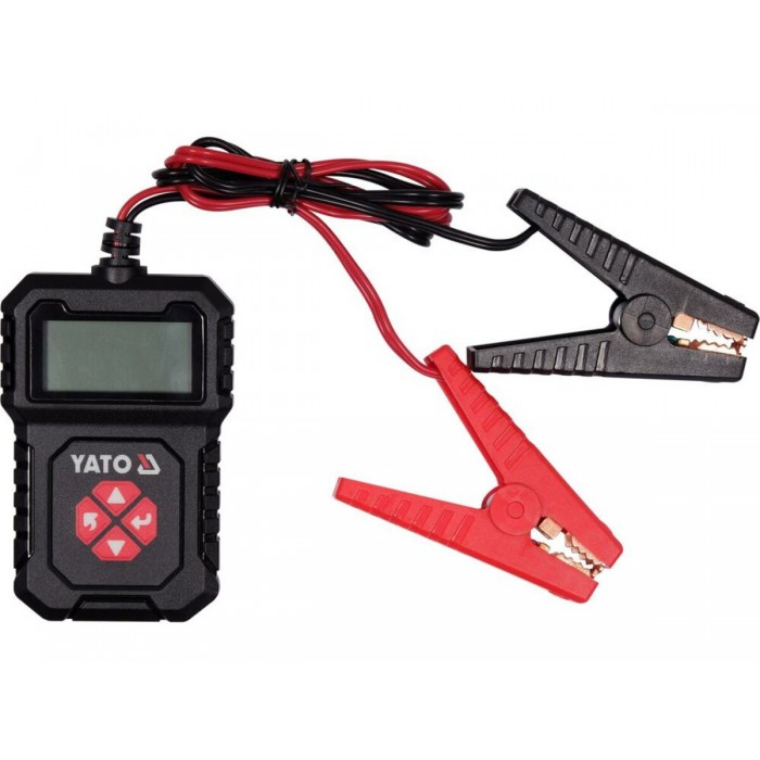 Тестер електронний для акумуляторів 12 В YATO з LED цифровим дисплеєм [56]