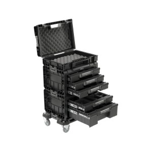 Ящики для інструментів на платформі з колесами S12 YATO 4 шт. модулів P05T2T341G2, 507x326x745 мм