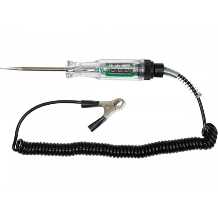 Індикатор напруги YATO контрольний автомобільний 3-48 V, провід l= 2,7 м [25]