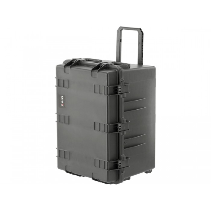 Ящик для інстр-ту гермет 2 колеса YATO габ зовн/внутр- 845x620x490/ 757x528x452 мм, з поліпропілену