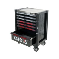 Шафа-візок для інструментів YATO з 7 шуфлядами, 977x 725x 480 мм, 2 ключі, 4 колеса з гальмами