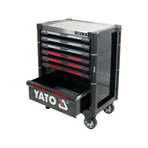 Шафа-візок для інструментів YATO з 7 шуфлядами, 977x 725x 480 мм, 2 ключі, 4 колеса з гальмами