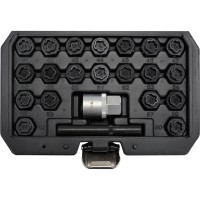 Торцеві головки до гвинтів колісних дисків авто BMW YATO: з квадратом- 1/2", компл. 22 шт [20]