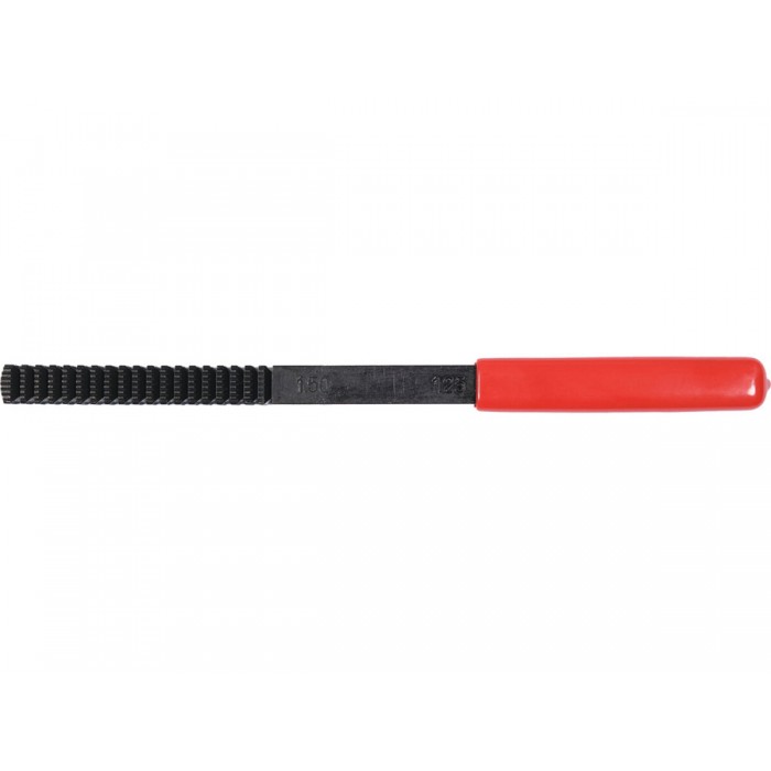 Напильник по метричних різьбах YATO з кроками 0.75, 1.0, 1.25, 1.5, 1.75, 2.0, 2.5, 3.0 мм [10/50]