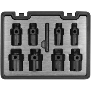 Набір для ремонту зовніш. і внутр. різьб YATO гвинтах М14/16/18/20/24/30х 1,5 мм; М27х 2,2мм, 9 шт