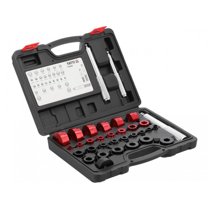 Засоби регуляції підшипників і сальників YATO: дюймових і метричних розмірів, 33 шт [10]