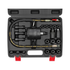 Приладдя пневматичні для демонтажу інжекторів і форсунок YATO під тиск 5-8 Bar, КМ- 30 Nm, 21 шт [2]