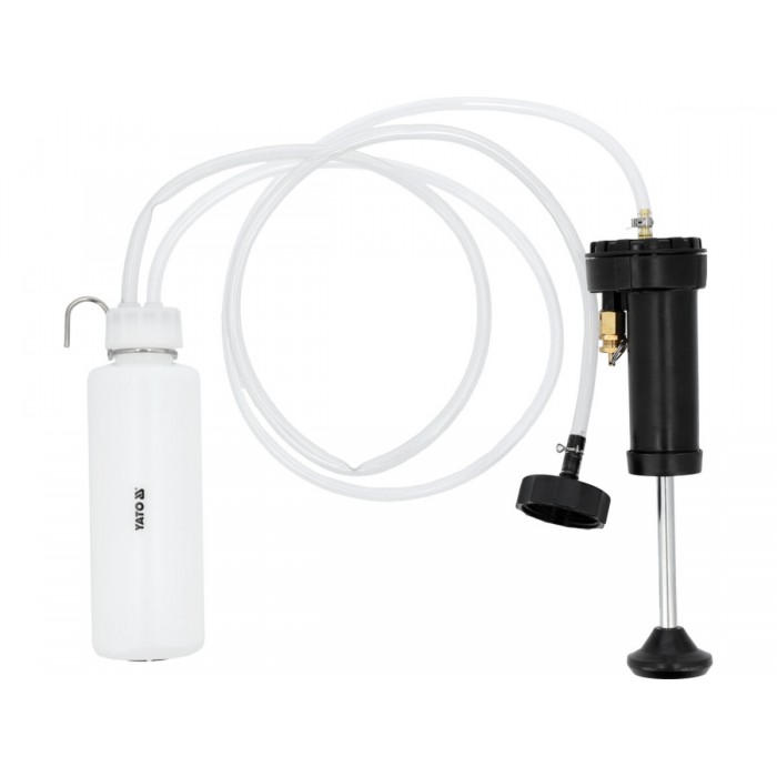 Набір для прокачування гальмівних систем авто YATO: ємність- 400 мл, макс. тиск- 1,37 Bar [10]