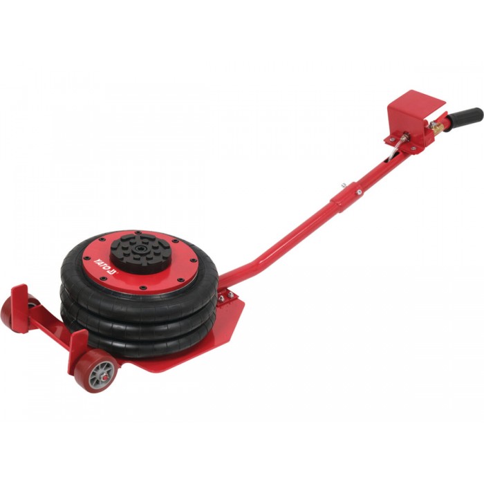 Домкрат пневматичний підкатний YATO навантаження- 4 т, межі підйому- 15- 40 см