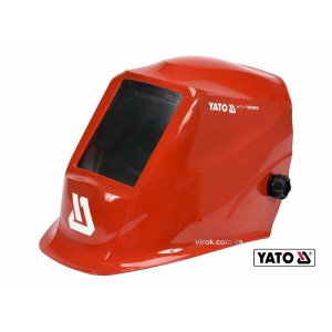 Щиток електрозварювальника YATO з автозатемнювальним світлофільтром, 100 х 50 мм(DW)