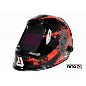 Щиток електрозварювальника YATO з автозатемнювальним світлофільтром, 100 х 60 мм(DW)