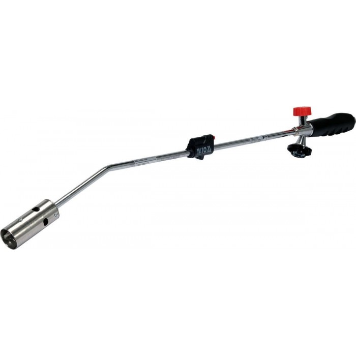 Газовий пальник для бур'яну VOREL з п`єзозапалом, макс. t= 1300°C, P= 1.7 кВт, l= 80 см [12]