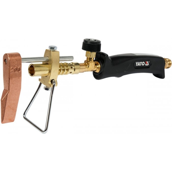 Паяльник газовий для покрівельних робіт YATO з нагрівальним наконечником і шлангом- 1,5 м [20]