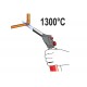 Пальник газовий YATO : цанговe з'єднання. PIEZO. 360°. до 2 кВт. t= 1300 ºC (EN417) [20/80]