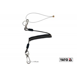 Мотузка стяжна для збереження інструментів YATO: Ø=1.5 мм, l= 52-170 мм, M≤ 3кг +2 карабіни [24/144]