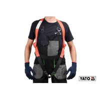 Шлейки безпеки з лямками корпуса тіла YATO для висотних робіт, поліестерові [20]