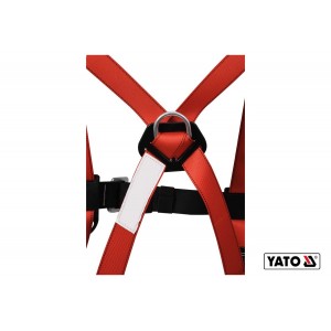 Шлейки безпеки з лямками корпуса тіла і амортизатор YATO для висотних робіт, поліестерові [10]