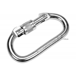 Карабін сталевий, автозамикний YATO з зазором блокування 16 мм, 115 х 55 мм [20]